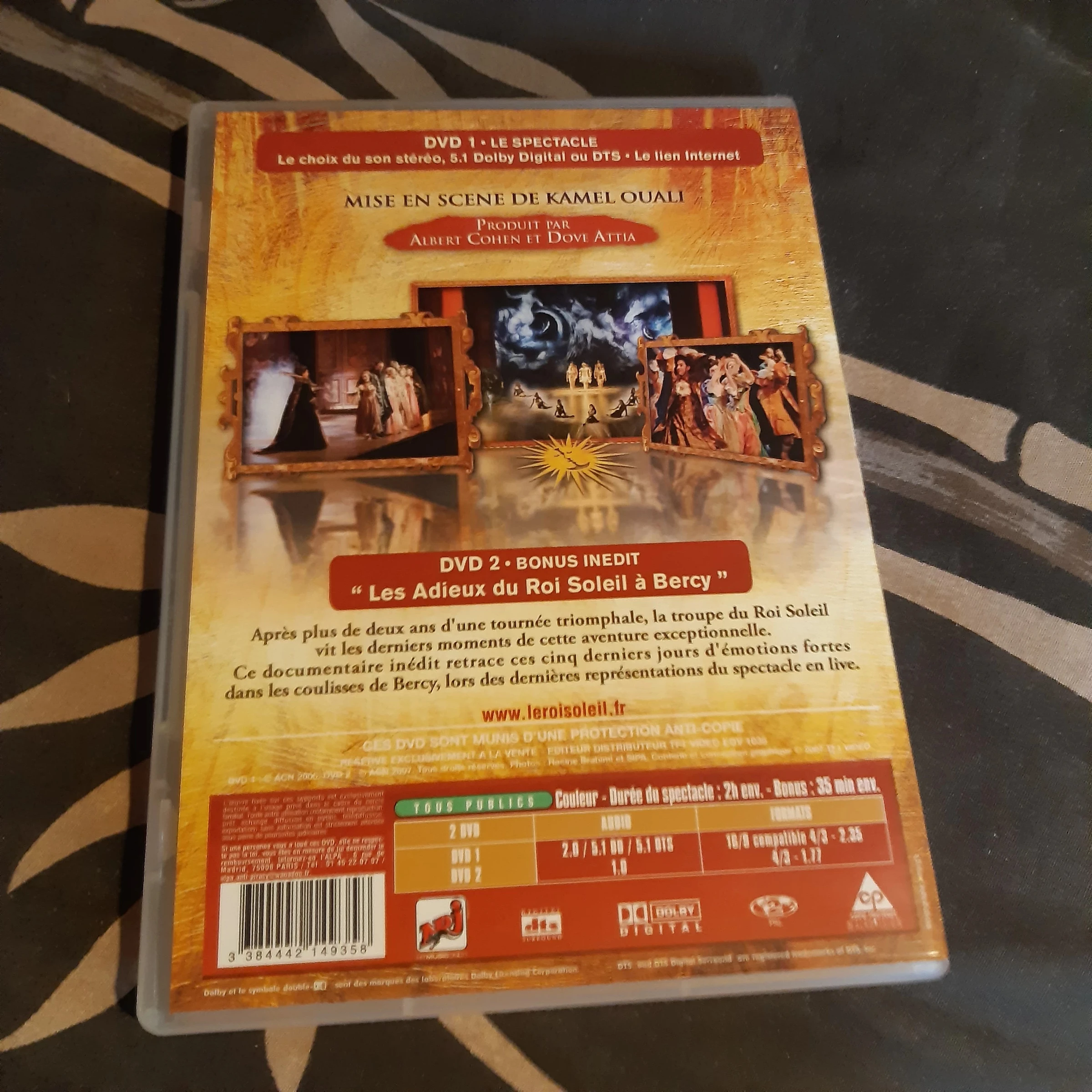 Coffret DVD Le Roi Soleil - le spectacle musical – photo 2